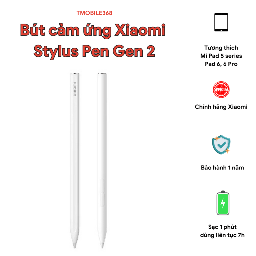 Official Stylus Pen Gen 2 for Xiaomi Pad 6 / Pad 6 Pro / Pad 5